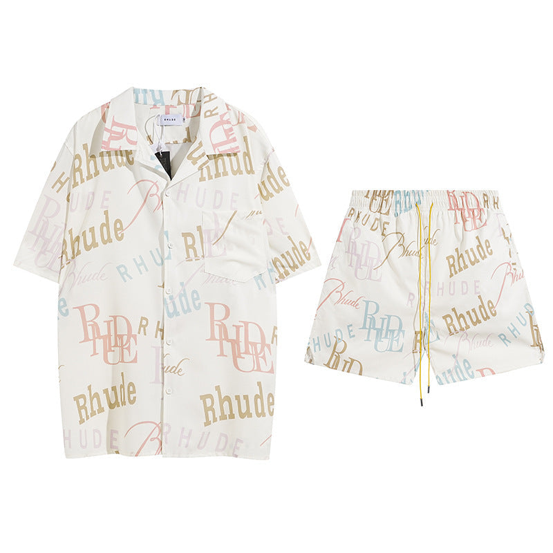 Rhude T-shirt Casual Short Sleeve Shirt